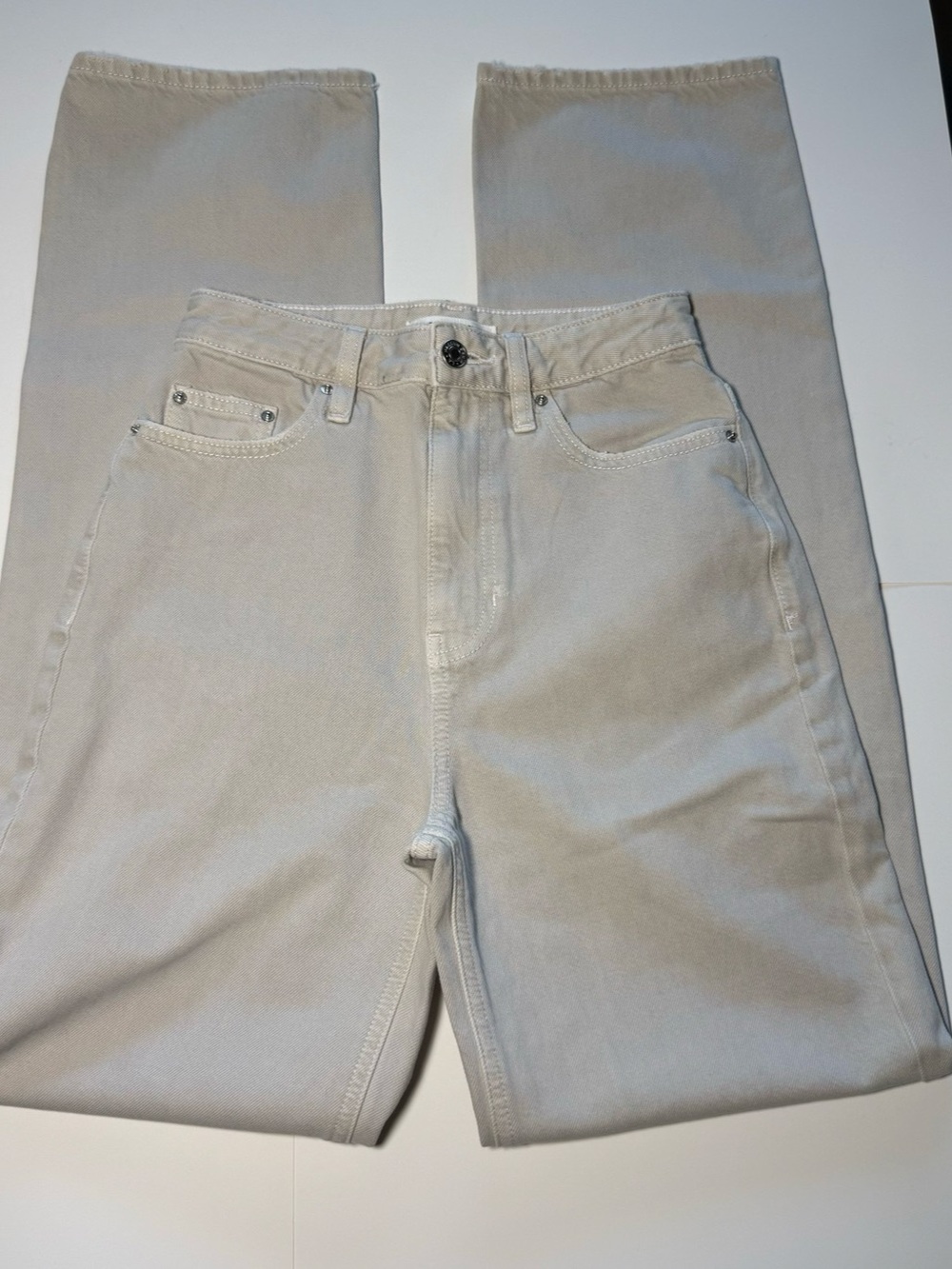 Pacsun 90's Boyfriend Distressed Jeans in Gray Waist 25